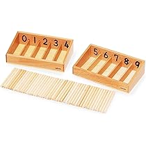 モンテッソーリ　錘形棒45本と木箱 61+zi1dUD9L._AC_UL210_SR210,